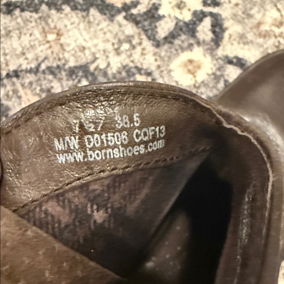 Born Women’s Dark Brown Western Ankle Boots - Picture 7 of 8